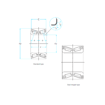 30KWD01A NSK Tapered Roller Bearings