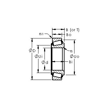 JM720249/JM720210 AST Tapered Roller Bearings