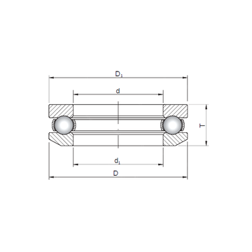 53411 ISO Thrust Ball Bearings