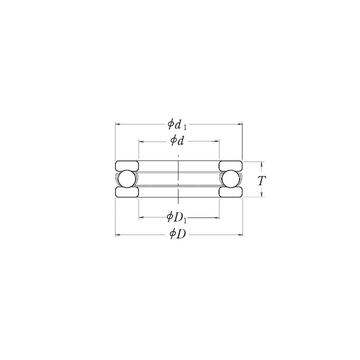 XLT5.1/2 RHP Thrust Ball Bearings