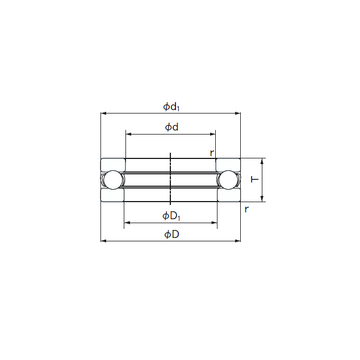 3917 NACHI Thrust Ball Bearings