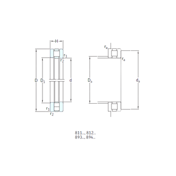 81132TN SKF Thrust Roller Bearings