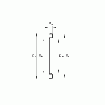 K81156-M INA Thrust Roller Bearings