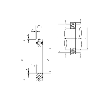 CRBH 9016 A UU IKO Thrust Roller Bearings