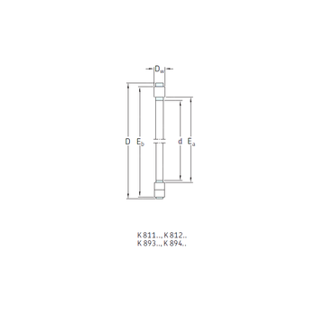 K89420M SKF Thrust Roller Bearings