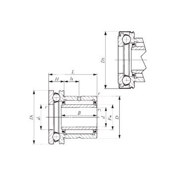 NAXI 3030Z IKO Complex Bearings