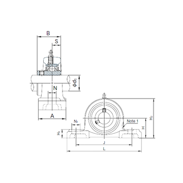 UCP305 NACHI Bearing Units