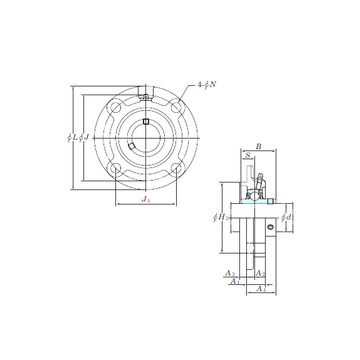 UCFCX05E KOYO Bearing Units