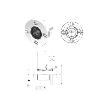 LMF60UU Samick Linear Bearings