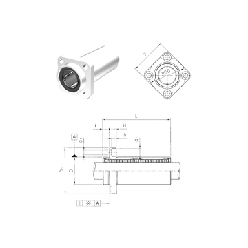 LMKP20LUU Samick Linear Bearings