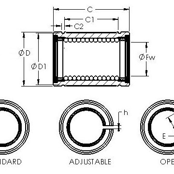 LBB 24 OP AST Linear Bearings