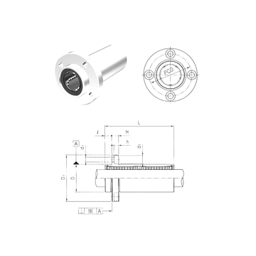 LMFP50LUU Samick Linear Bearings