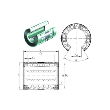 KNO25-B INA Linear Bearings