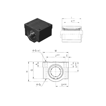 SCE20-B Samick Linear Bearings