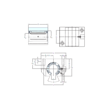 LUNF 40-2LS SKF Linear Bearings