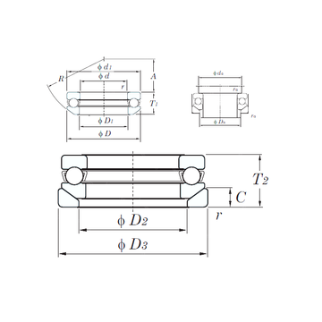 53409U KOYO Thrust Ball Bearings