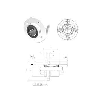 LMEFP25UU Samick Linear Bearings