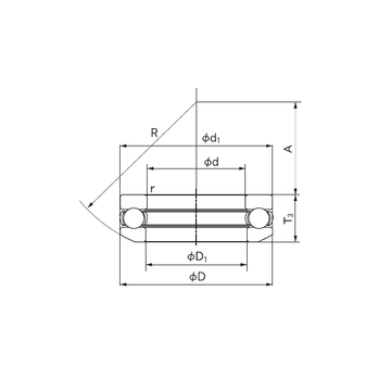 53417 NACHI Thrust Ball Bearings