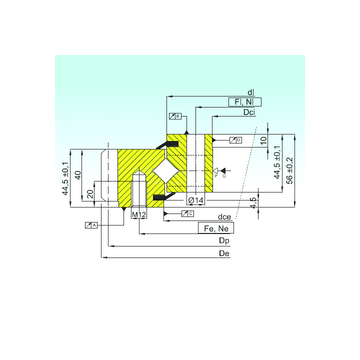 ER1.14.1094.201-3STPN ISB Thrust Roller Bearings