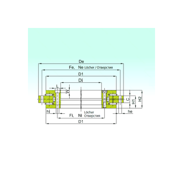 YRTS 395 ISB Thrust Roller Bearings