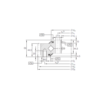 XSA 14 1094 N INA Thrust Roller Bearings