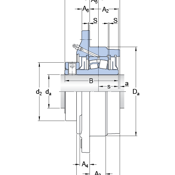 FYRP 2 7/16-18 SKF Bearing Units