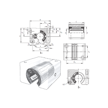 KGSNOS40-PP-AS INA Linear Bearings