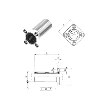 LMEK20L Samick Linear Bearings