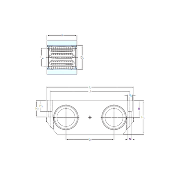 LTDR 20-2LS SKF Linear Bearings