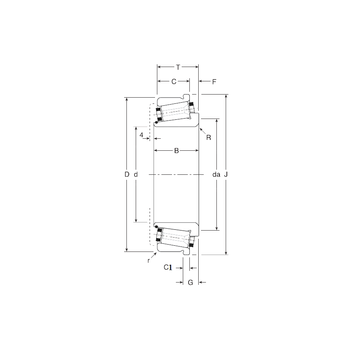 180100/180180C Gamet Tapered Roller Bearings