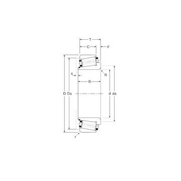 141107X/ 141165X Gamet Tapered Roller Bearings