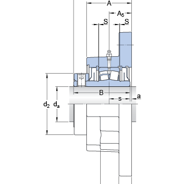 FYR 2-18 SKF Bearing Units