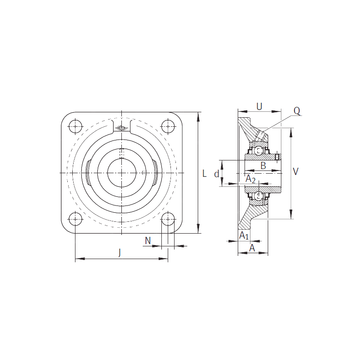 RCJY5/8 INA Bearing Units