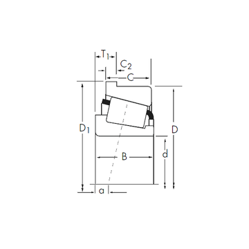 442-S/432-B Timken Tapered Roller Bearings #1 small image