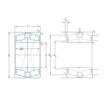 30217J2/QDF SKF Tapered Roller Bearings