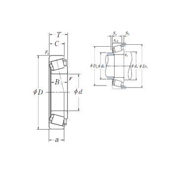 HR32319J NSK Tapered Roller Bearings #1 small image