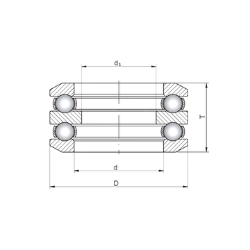 54410 ISO Thrust Ball Bearings