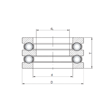 52312 ISO Thrust Ball Bearings