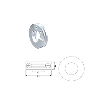 51209 ZEN Thrust Ball Bearings #1 small image