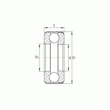 B38 INA Thrust Ball Bearings