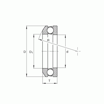 4134 INA Thrust Ball Bearings #1 small image