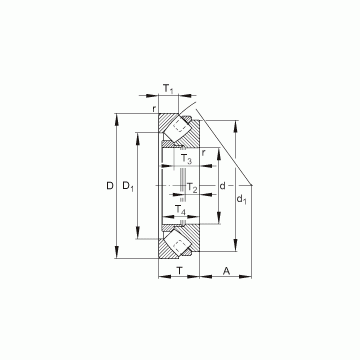 292/600-E-MB FAG Thrust Roller Bearings #1 small image