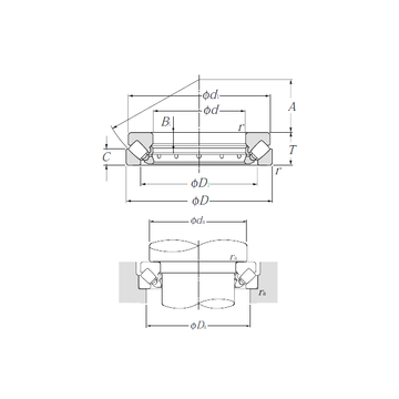 29430 NTN Thrust Roller Bearings #1 small image