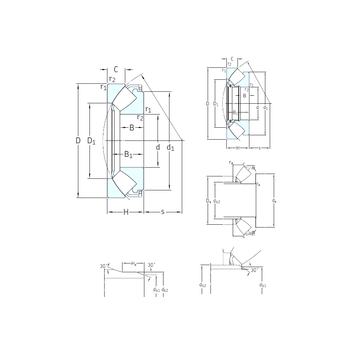 29317E SKF Thrust Roller Bearings #1 small image