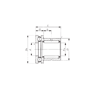 NAX 1023 IKO Complex Bearings