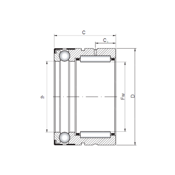 NX 15 Z ISO Complex Bearings #1 small image