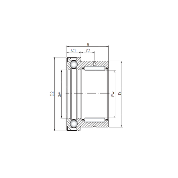 NKX 60 Z CX Complex Bearings #1 small image