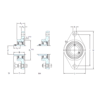 FYT 1. TF SKF Bearing Units