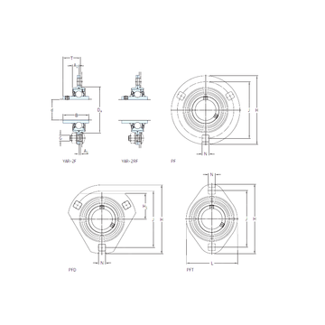 PFD 30 WF SKF Bearing Units