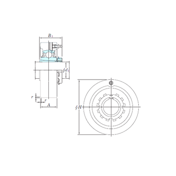 UKCX05 KOYO Bearing Units